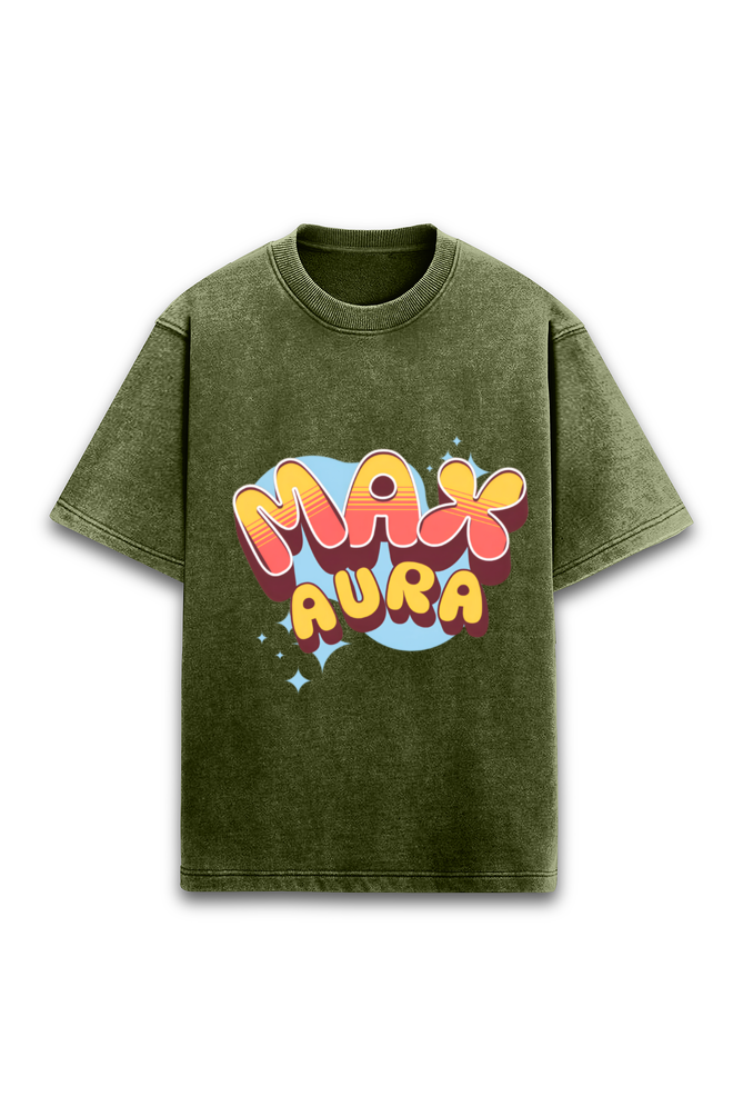 MAX Aura acid wash t-shirt